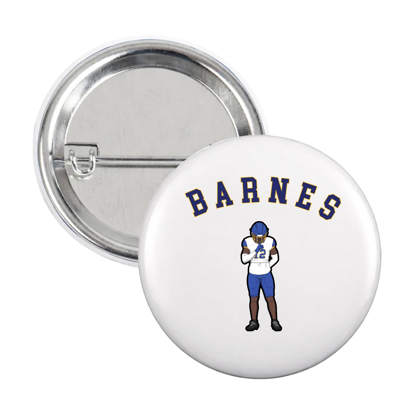 Game Day Button — Shirsey Arch in White