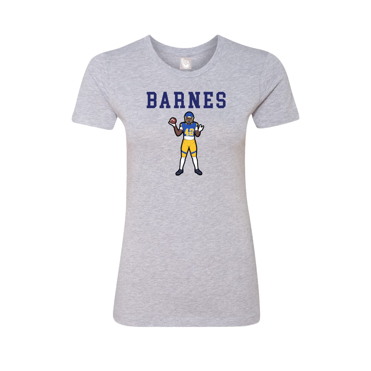 Fitted Women's Tee — Shirsey in Grey