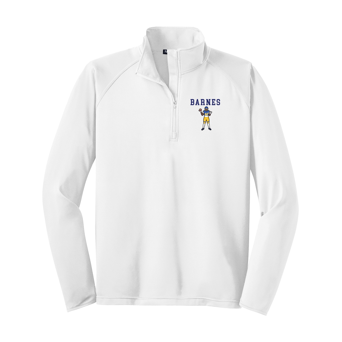 Q-Zip Pullover — Shirsey in White