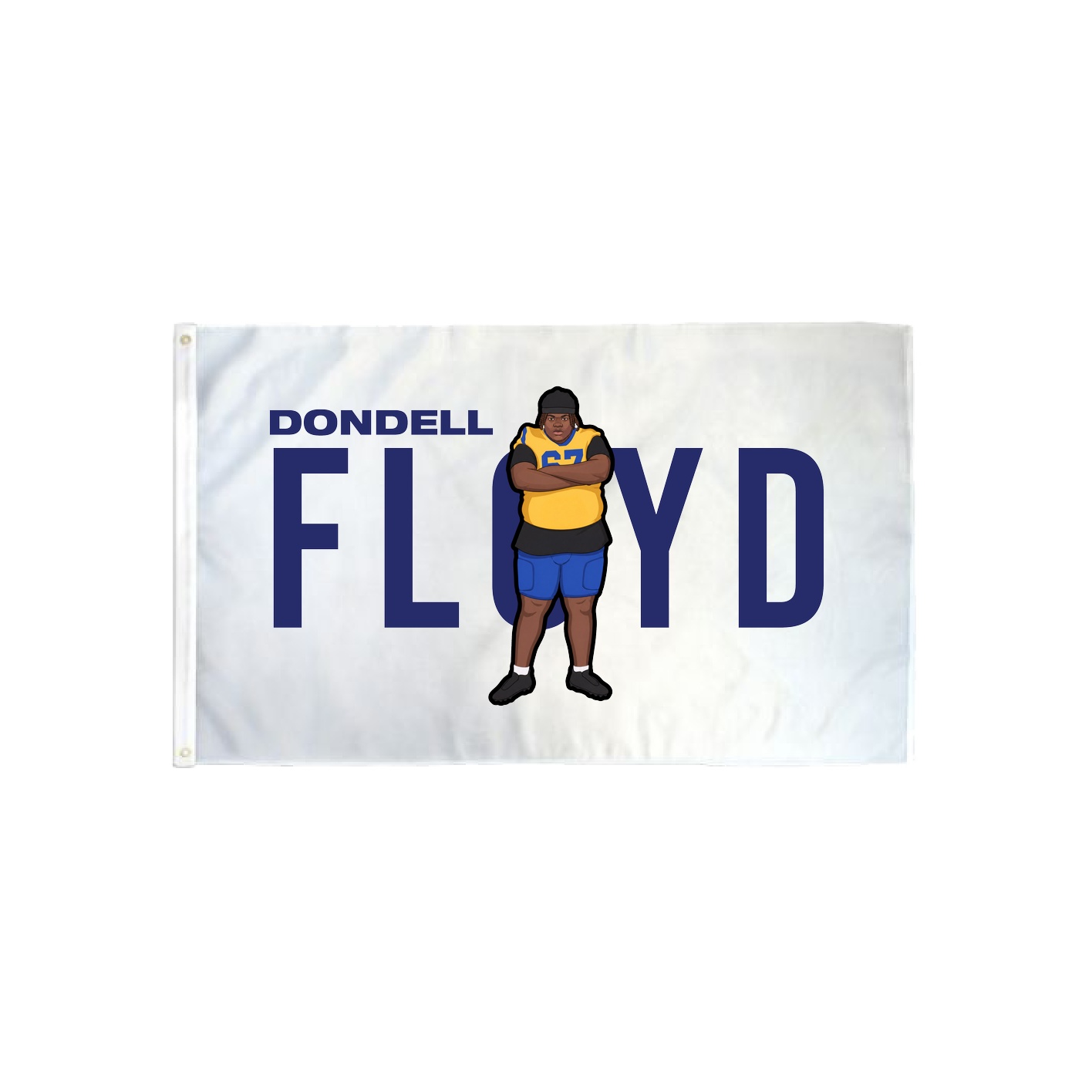 3x5 Flag — Player Name in Classic