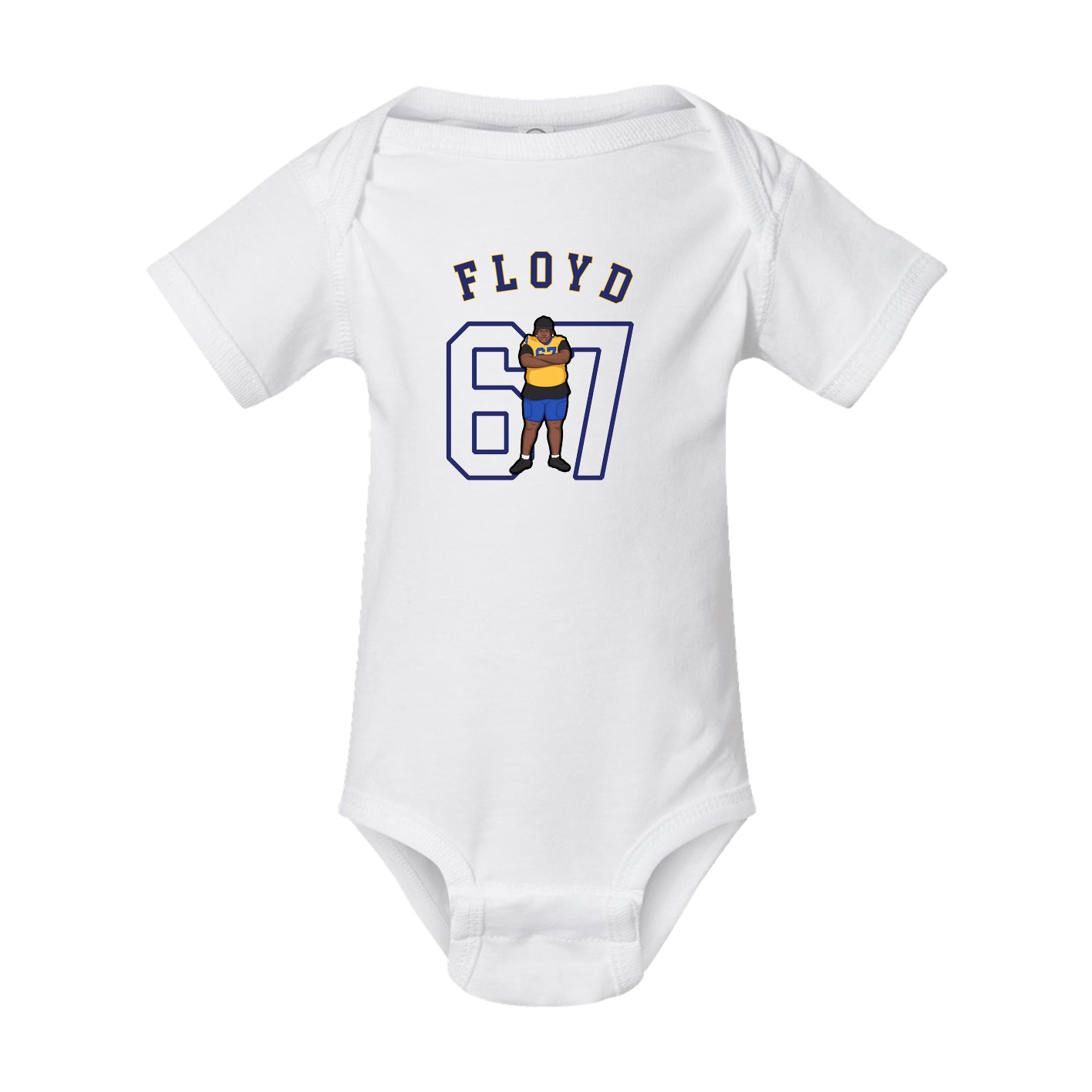 Baby Onesie — Shirsey Arch in White