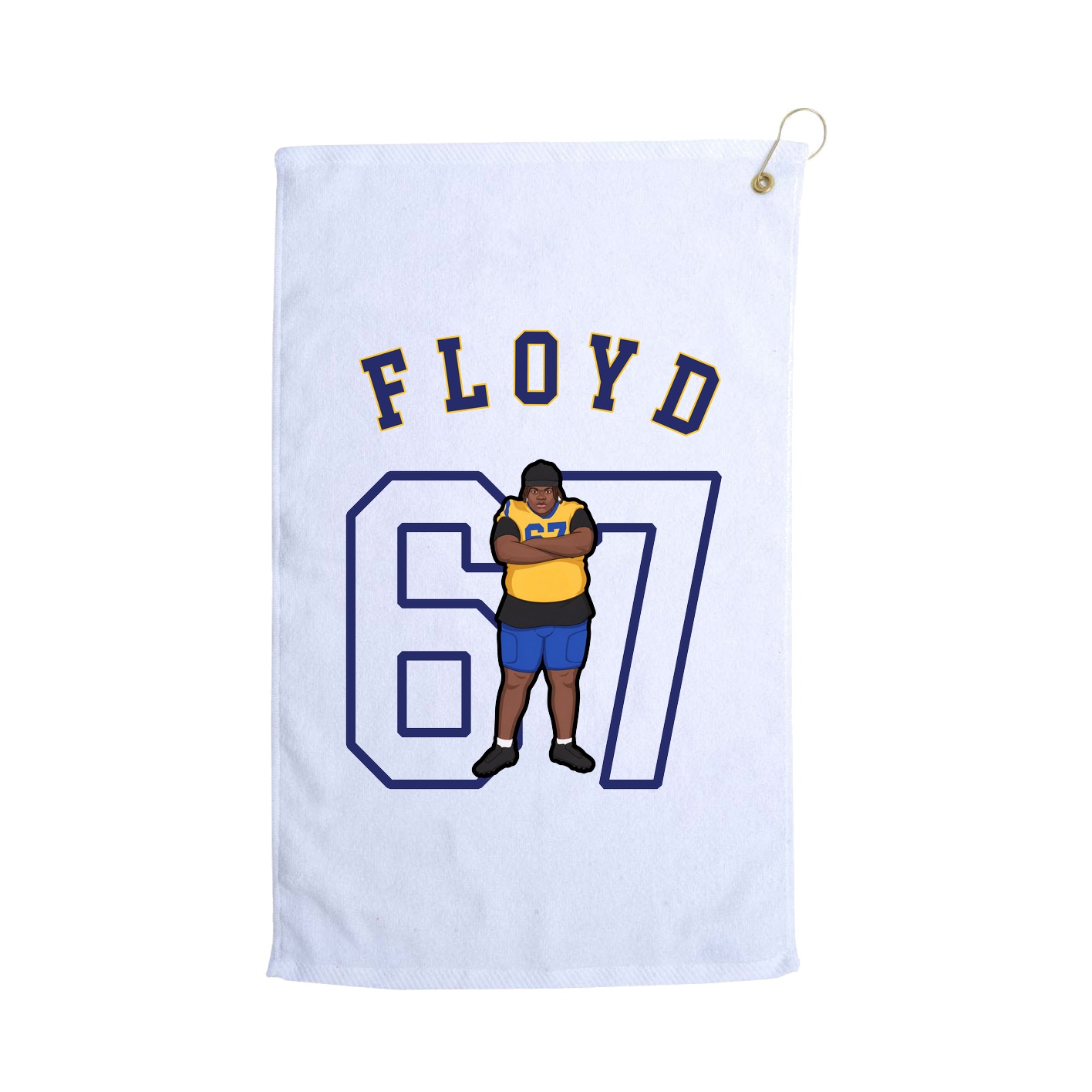 Golf Towel — Shirsey Arch in White