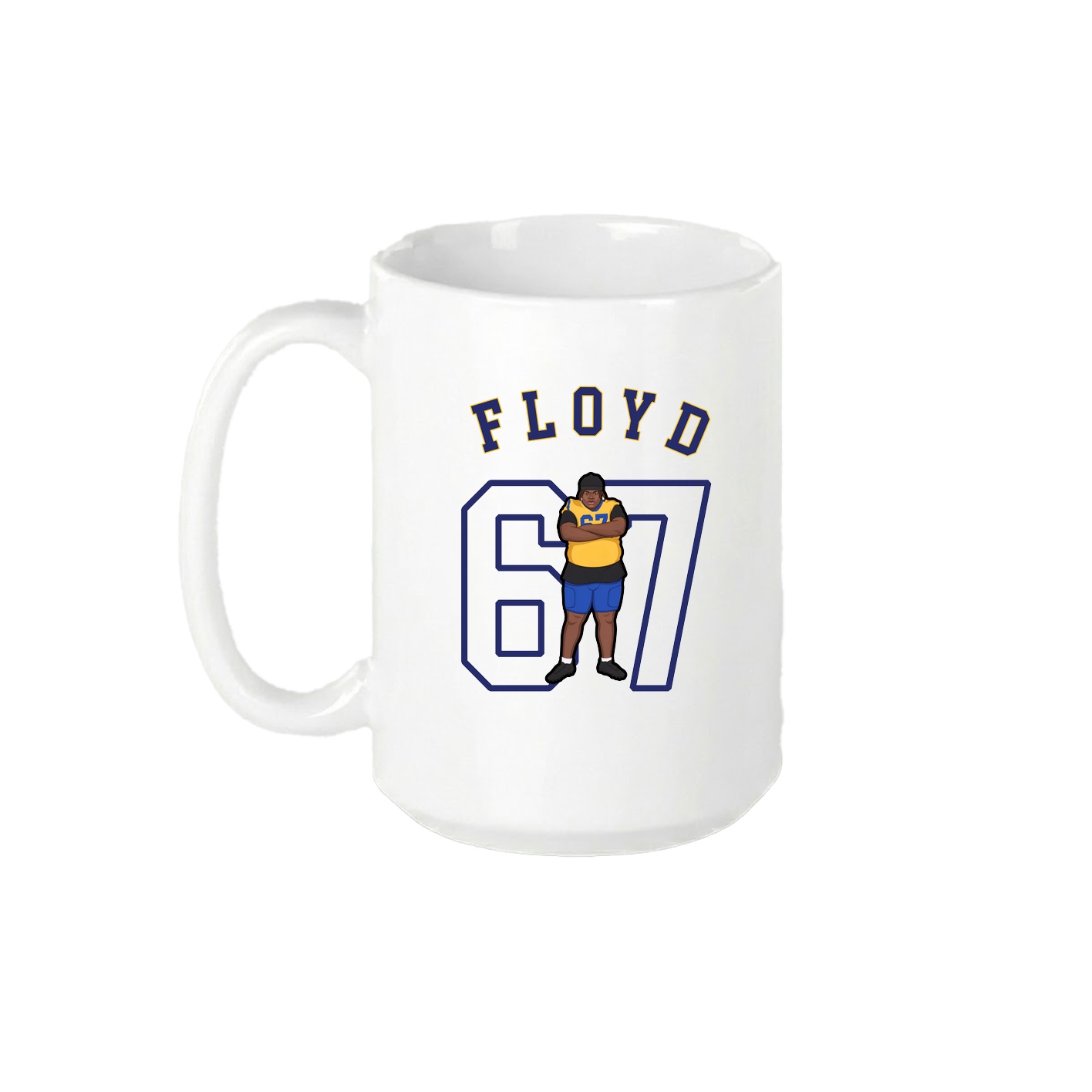 15oz Coffee Mug — Shirsey Arch in White