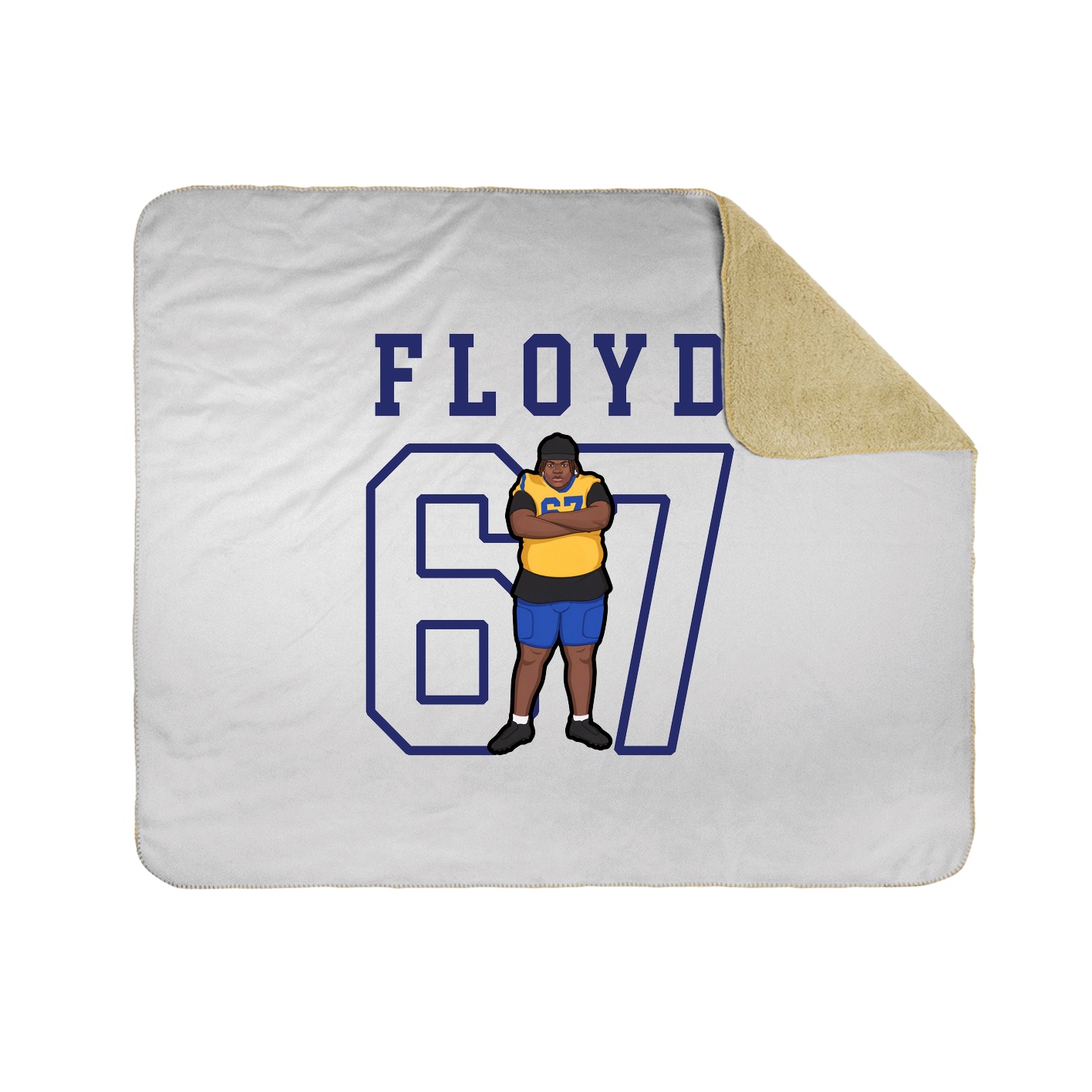 Throw Blanket — Shirsey in White