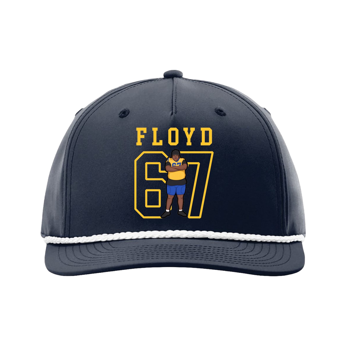 Five-Panel Classic Rope Cap — Shirsey in Navy