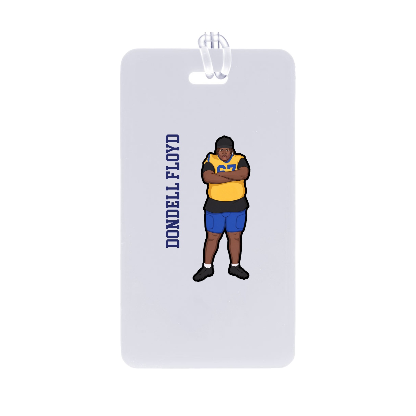Bag Tag — Name Vertical in Classic