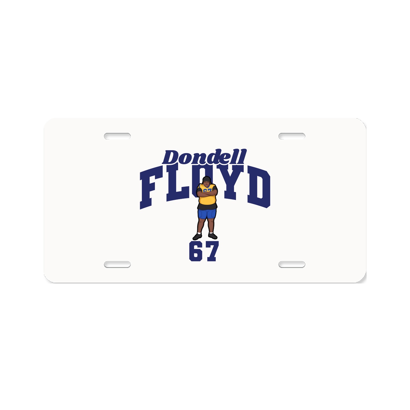 License Plate — Signature Arch in Classic