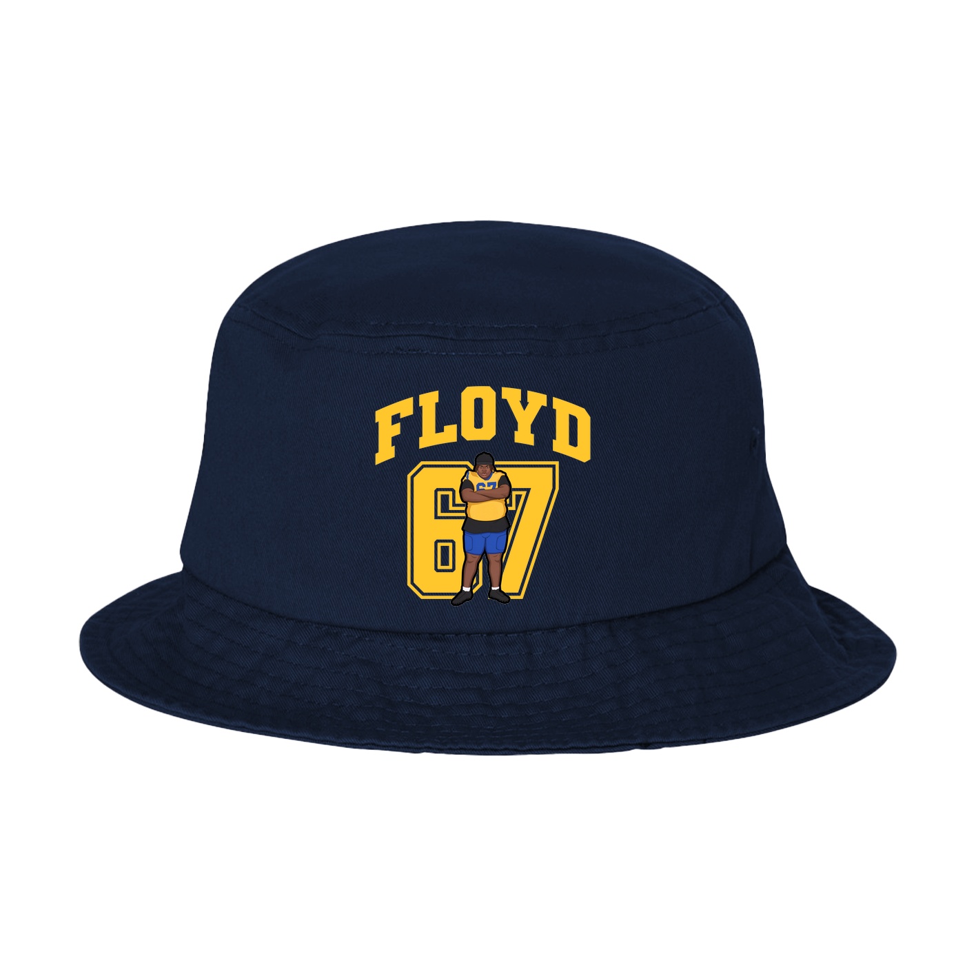 Bucket Cap — Number in Navy