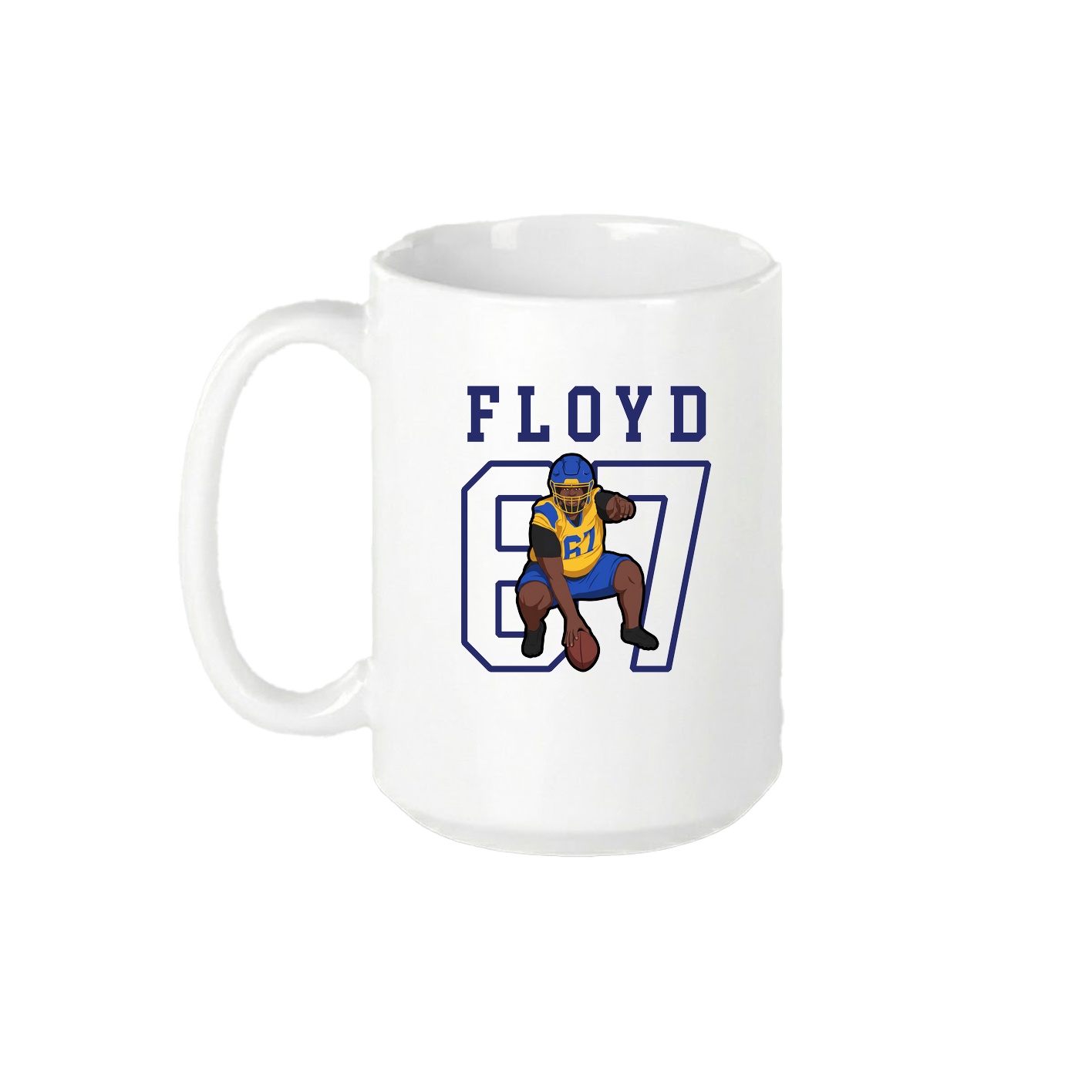 15oz Coffee Mug — Shirsey in White