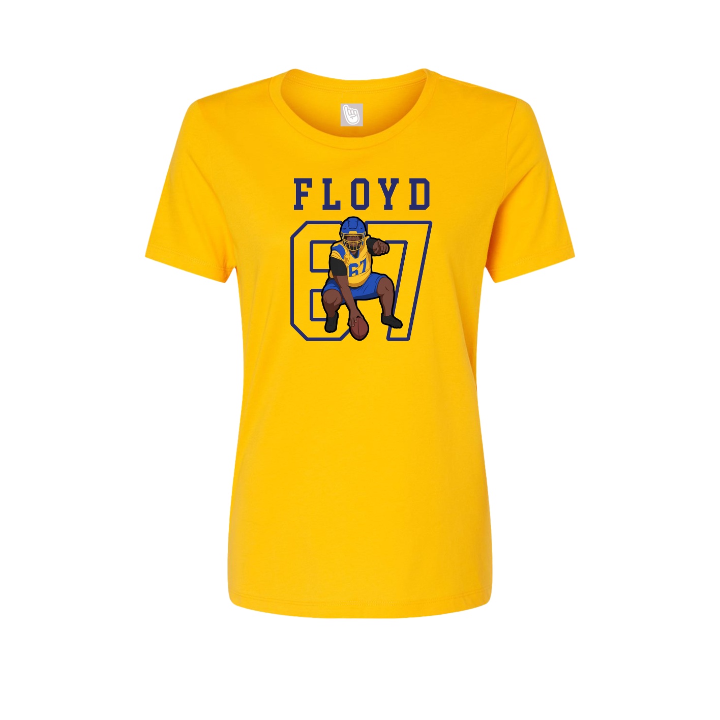Fitted Women's Tee — Shirsey in Gold