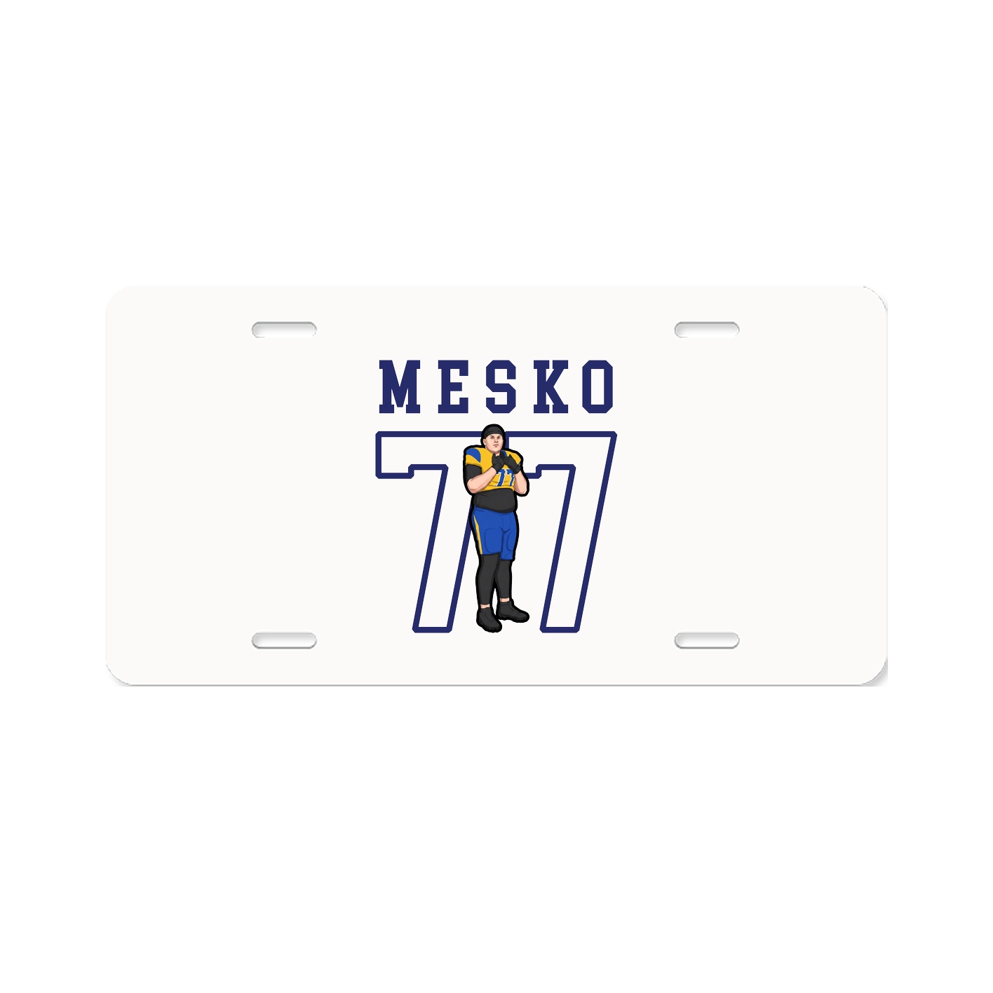 License Plate — Shirsey in Classic