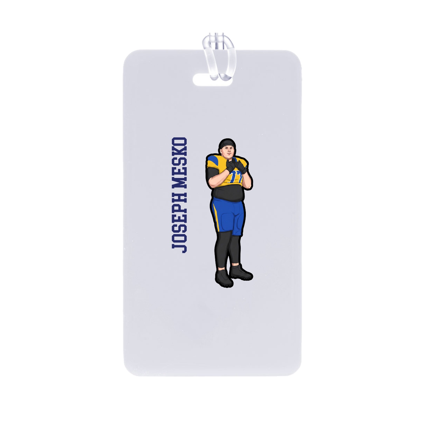Bag Tag — Name Vertical in Classic