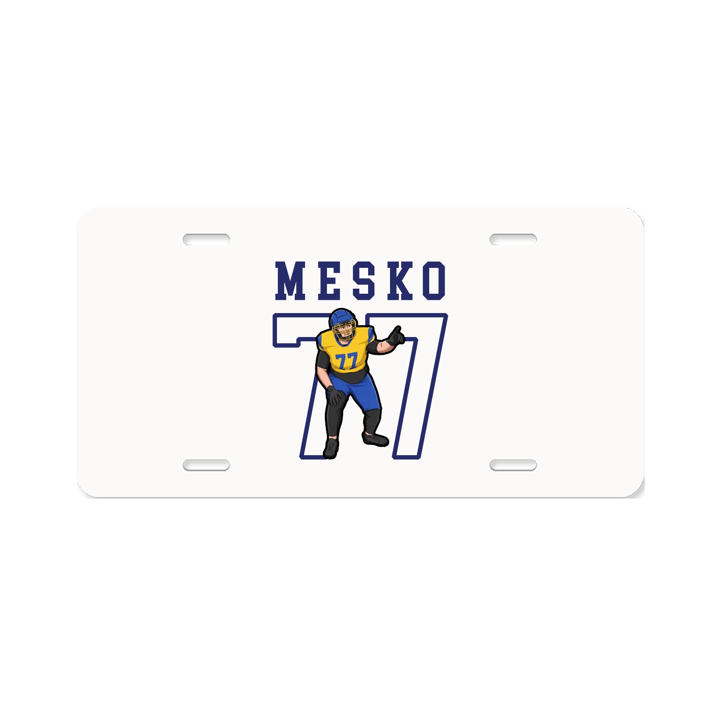 License Plate — Shirsey in Classic