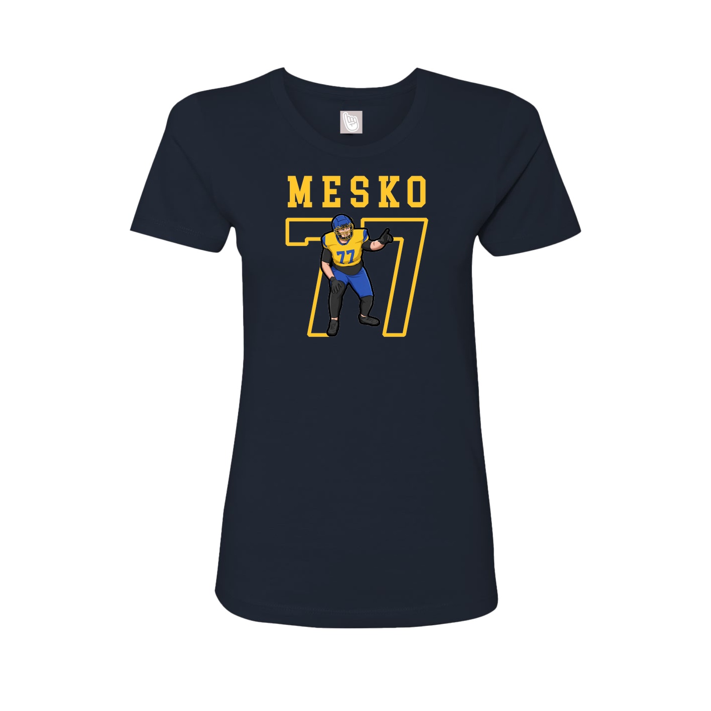 Fitted Women's Tee — Shirsey in Navy