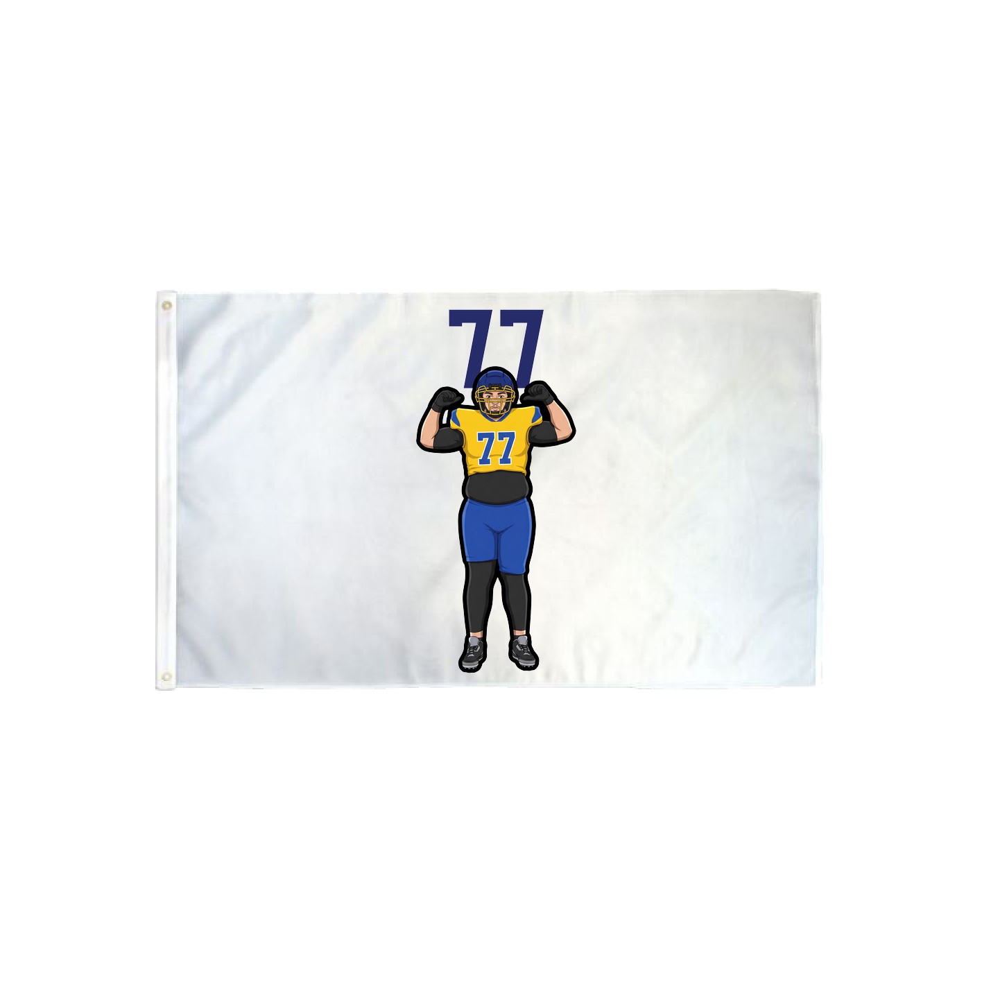 3x5 Flag — Number Top in Classic