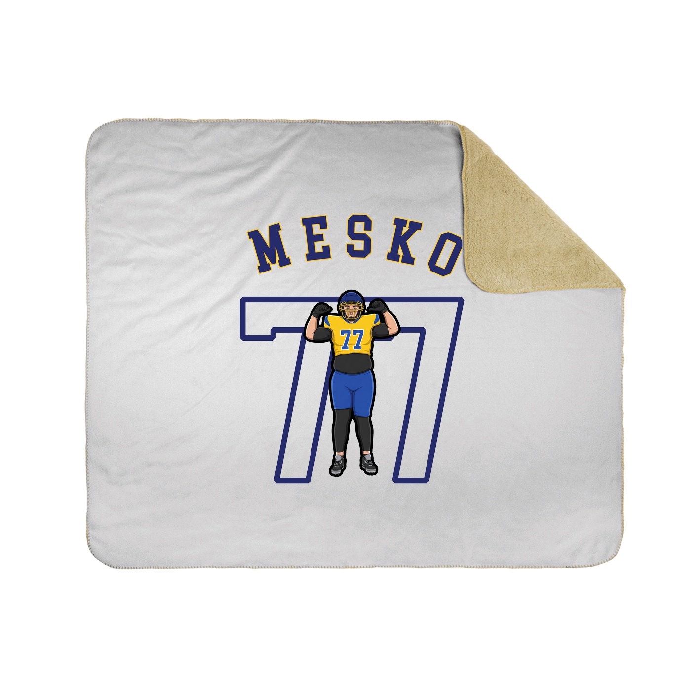 Throw Blanket — Shirsey Arch in White