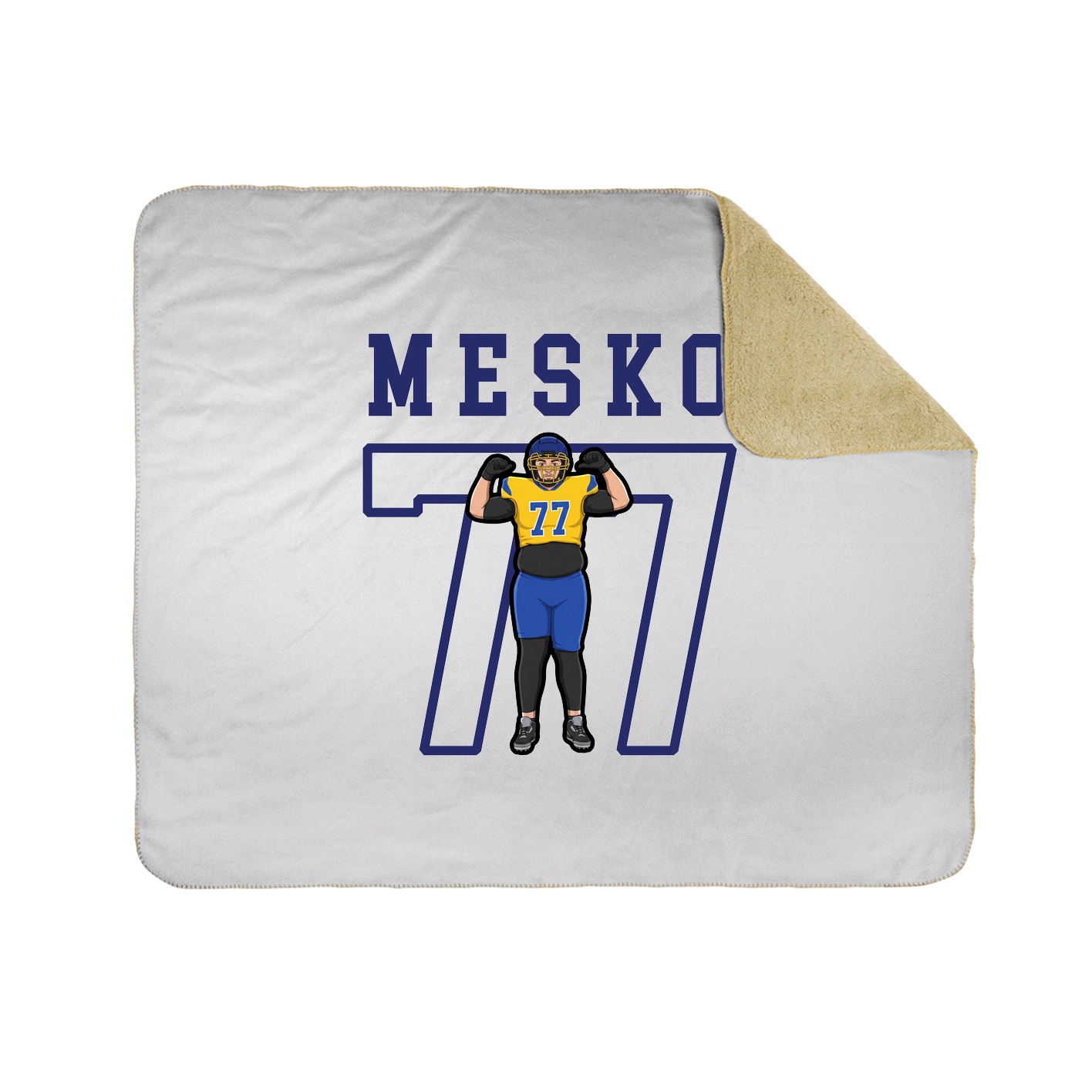 Throw Blanket — Shirsey in White