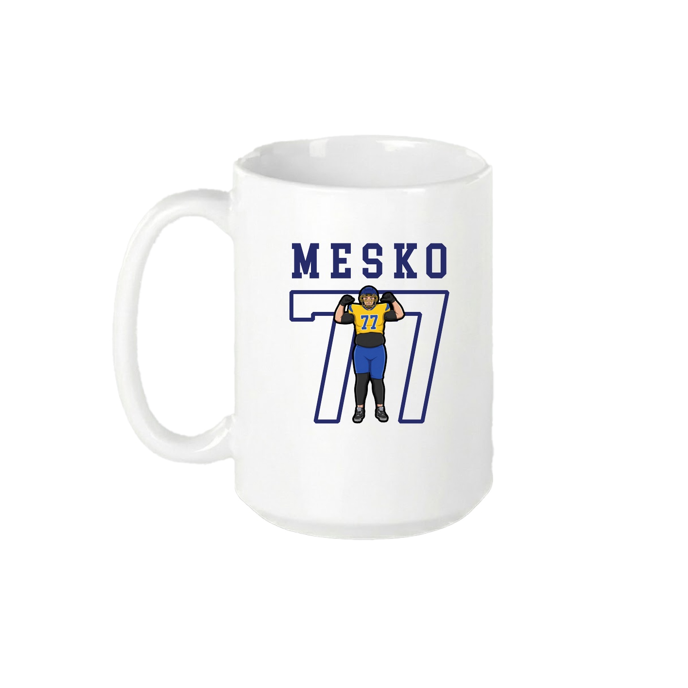 15oz Coffee Mug — Shirsey in White