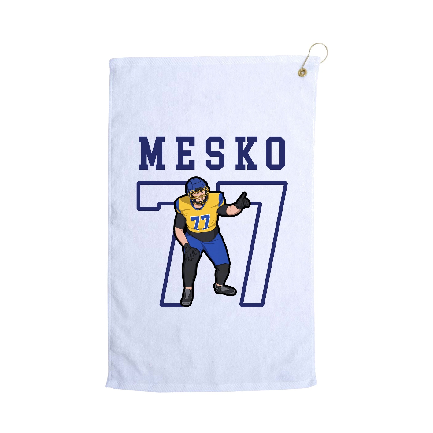 Golf Towel — Shirsey in White
