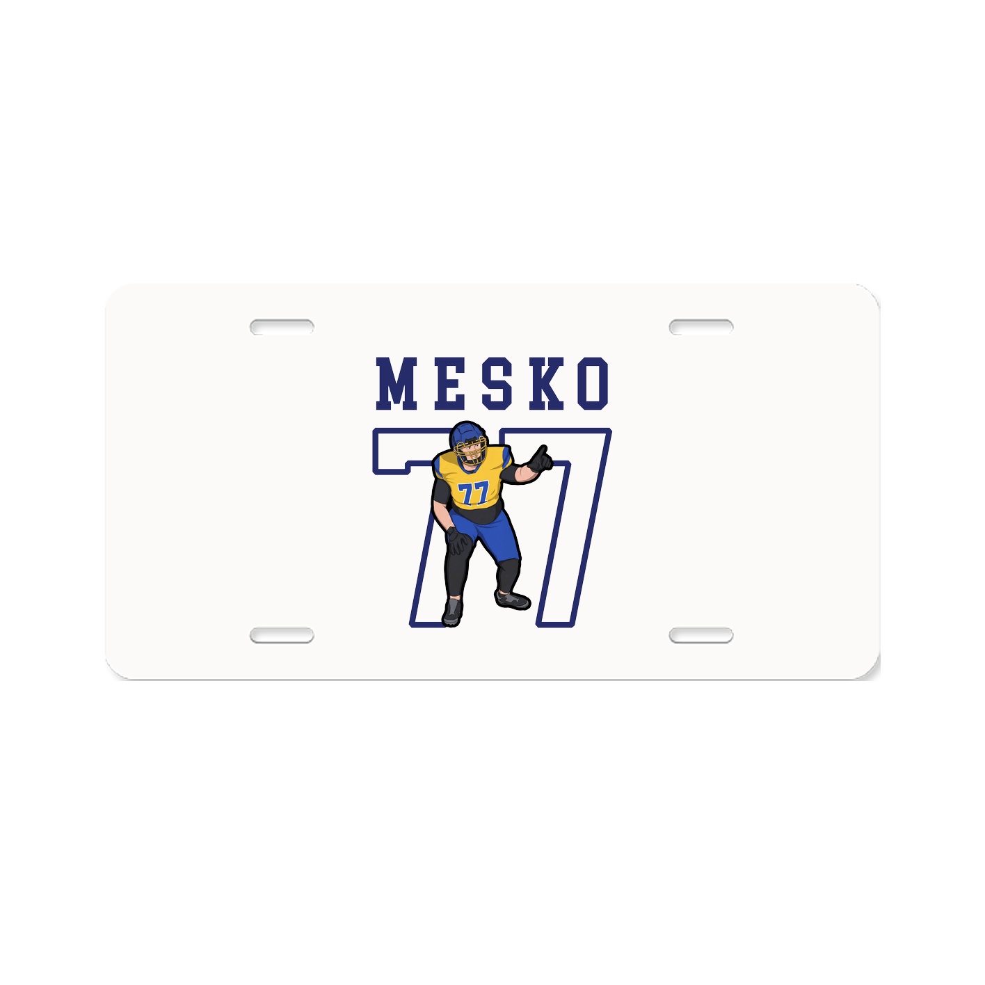 License Plate — Shirsey in Classic