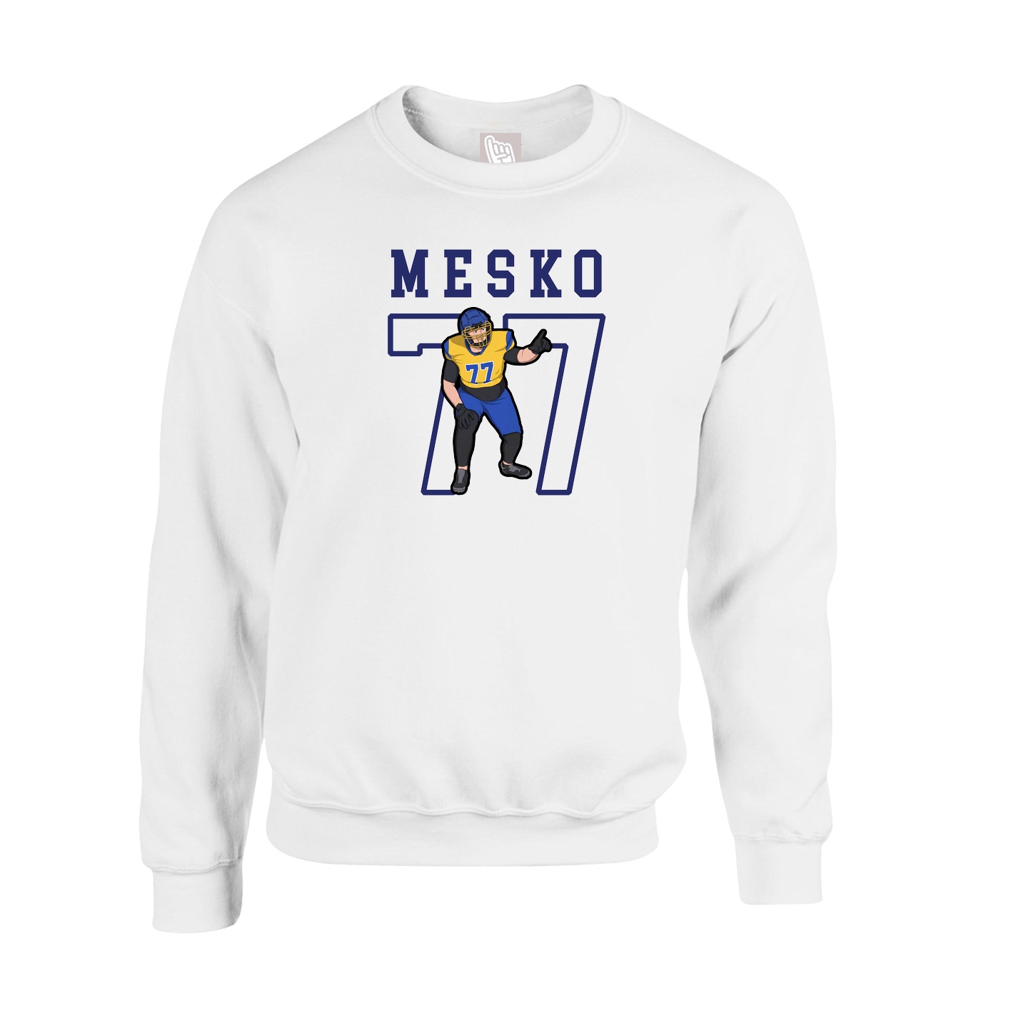 Fleece Crew — Shirsey in White