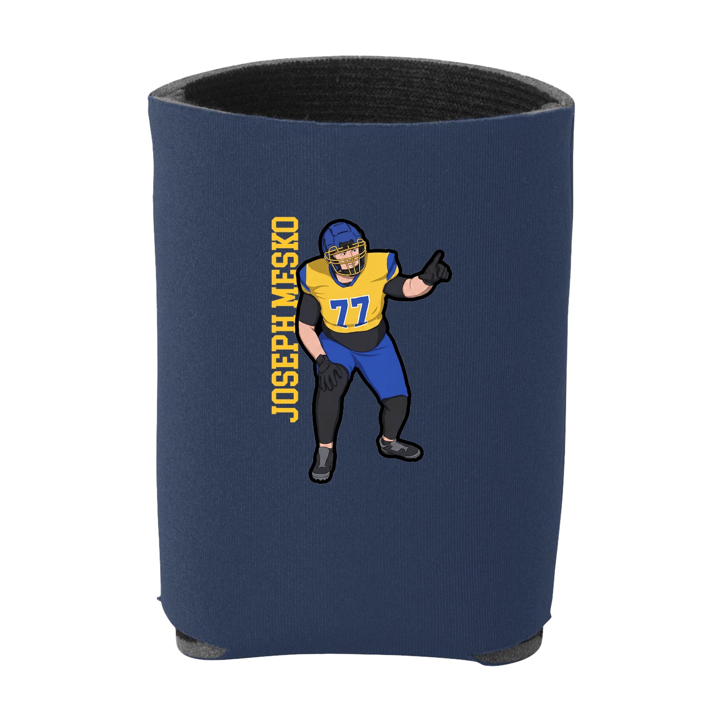 Can Holder — Name Vertical in Navy