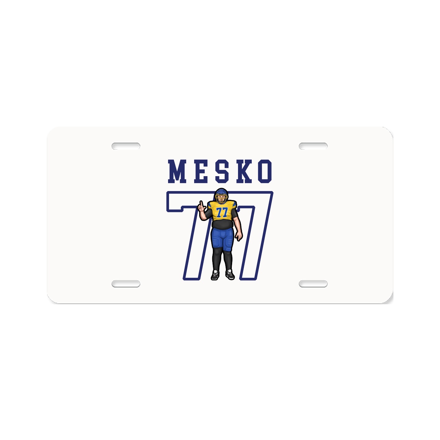 License Plate — Shirsey in Classic