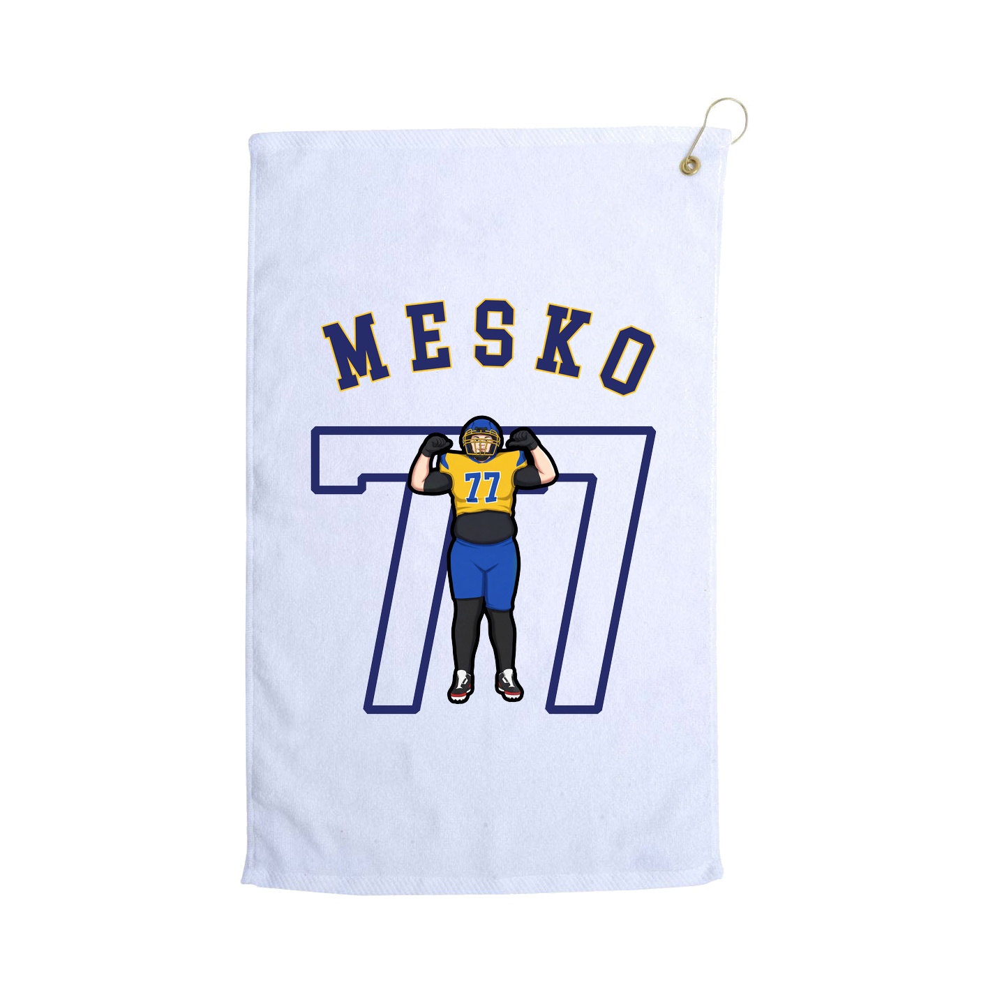 Golf Towel — Shirsey Arch in White