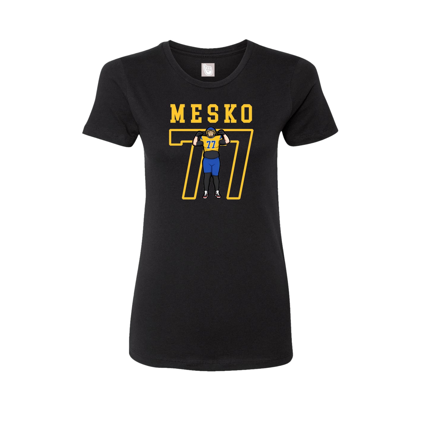 Fitted Women's Tee — Shirsey in Black