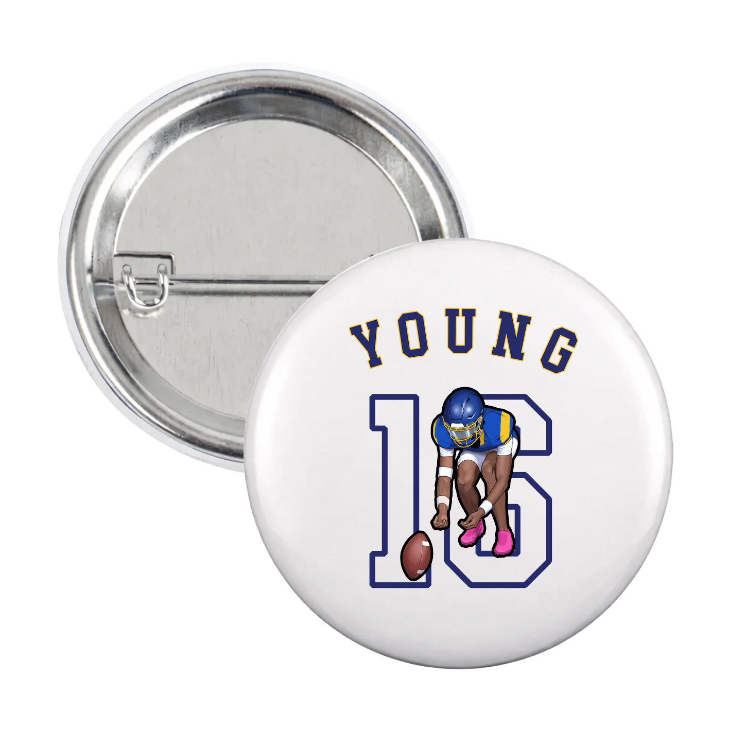 Game Day Button — Shirsey Arch in White