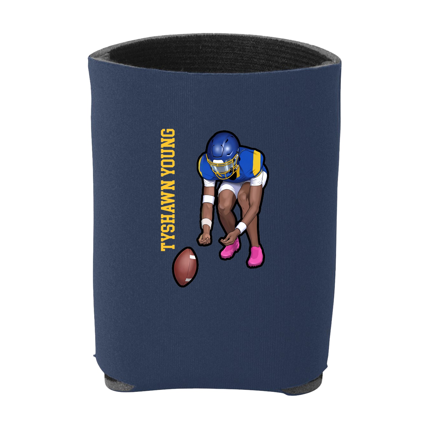 Can Holder — Name Vertical in Navy