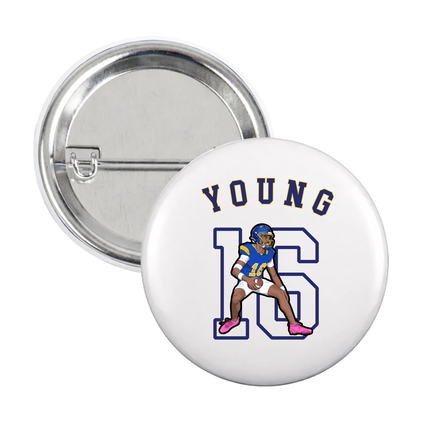 Game Day Button — Shirsey Arch in White