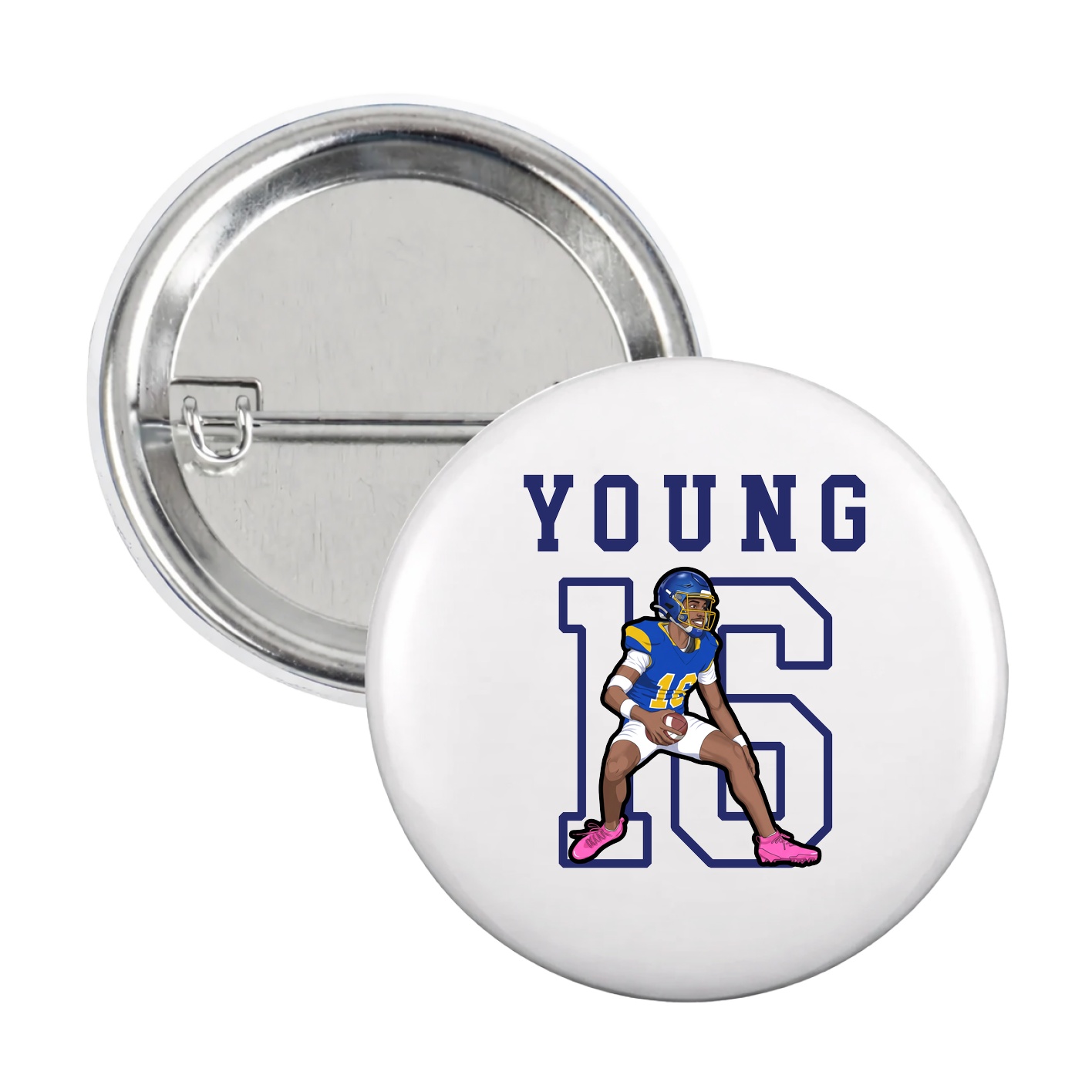 Game Day Button — Shirsey in White