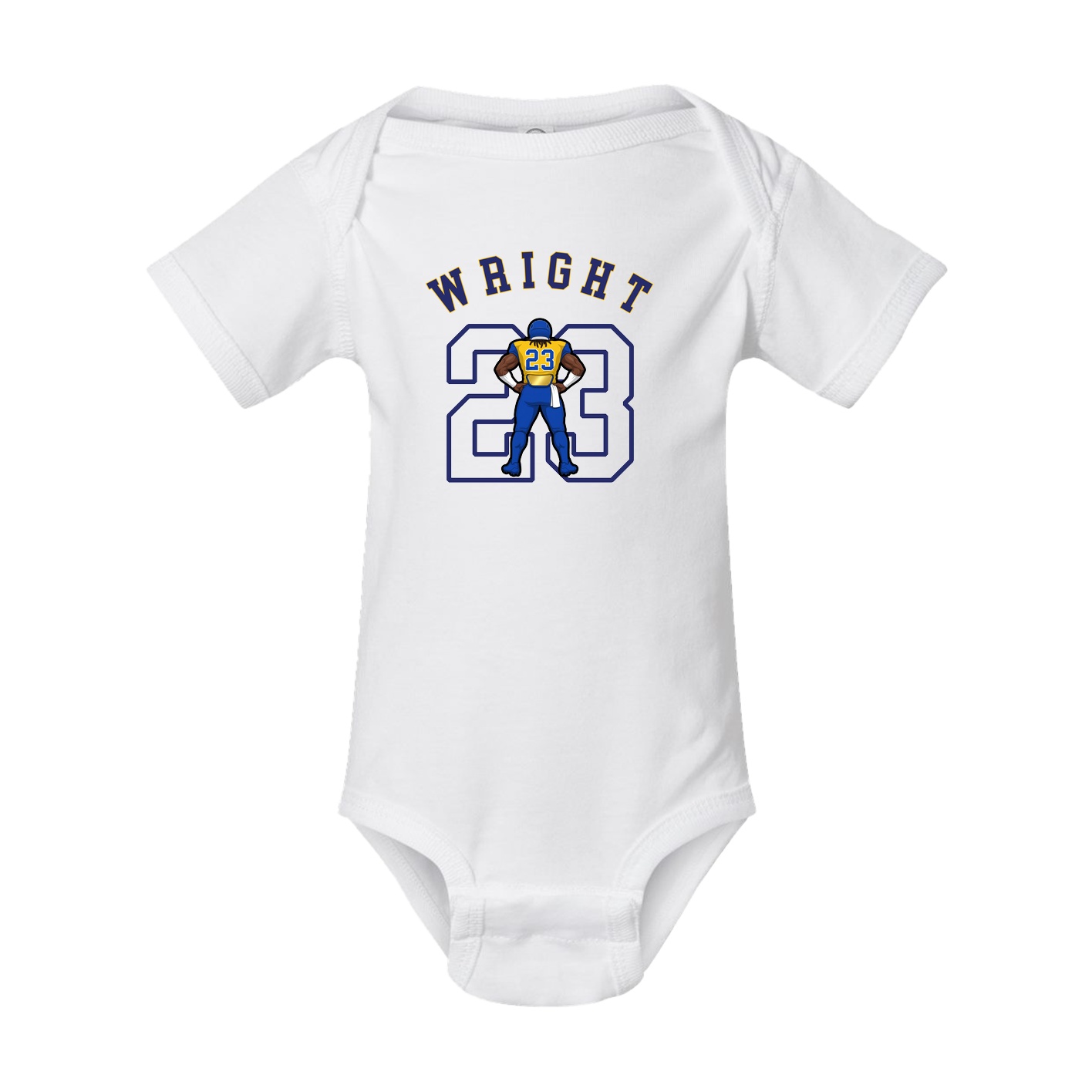 Baby Onesie — Shirsey Arch in White