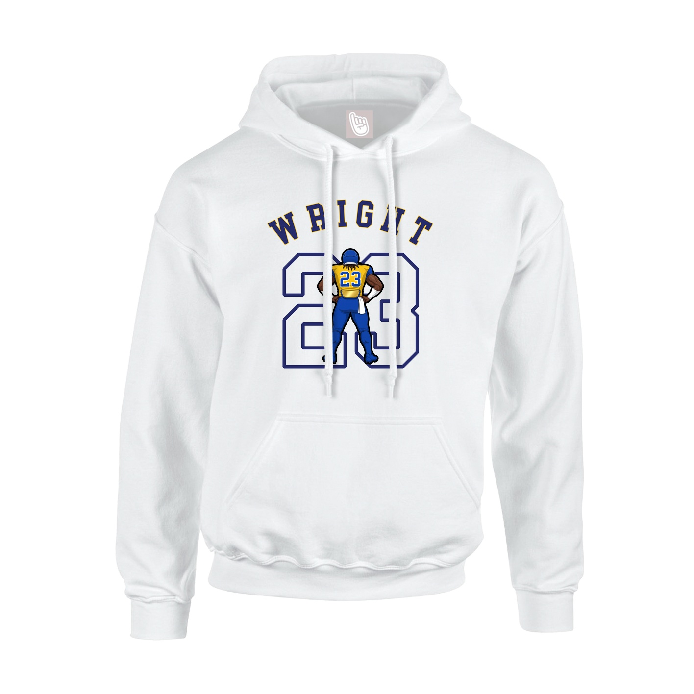 Hoodie — Shirsey Arch in White
