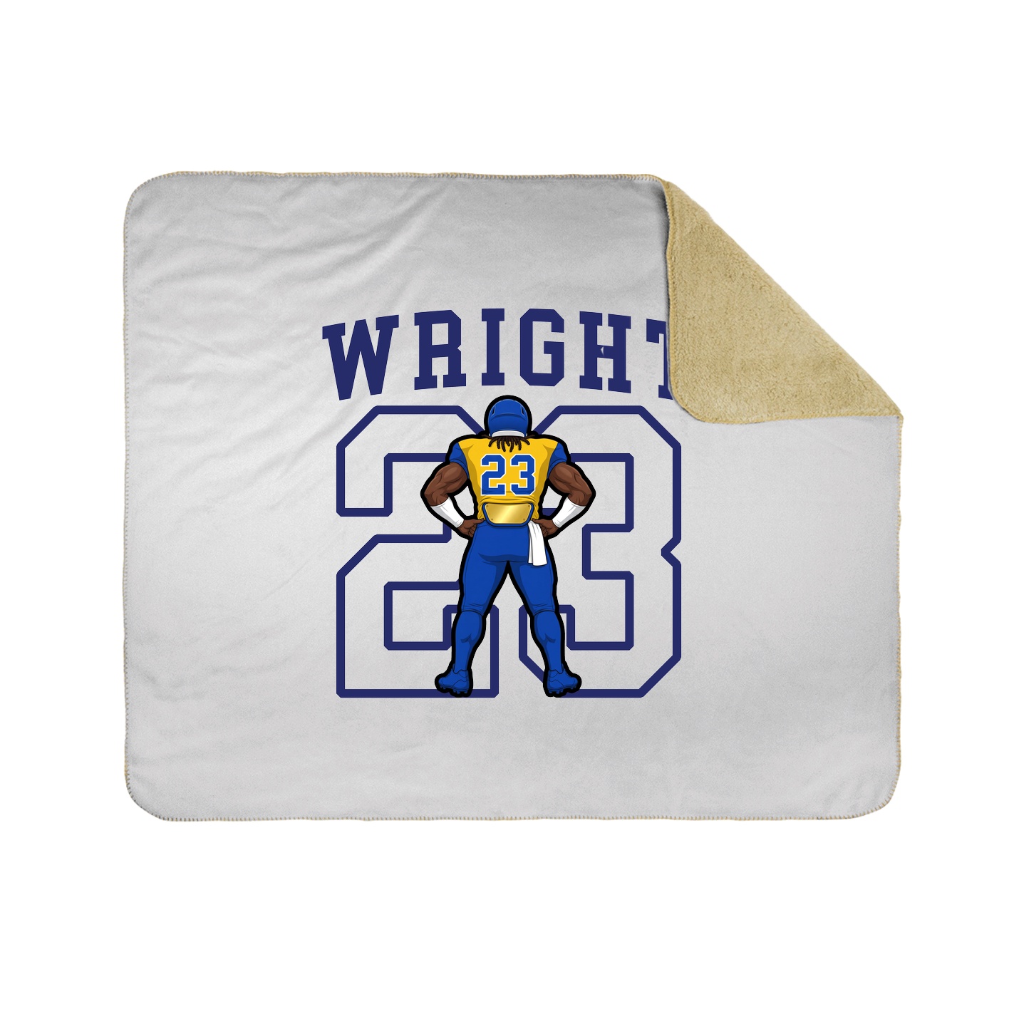 50x60 Sherpa Lined Throw Blanket