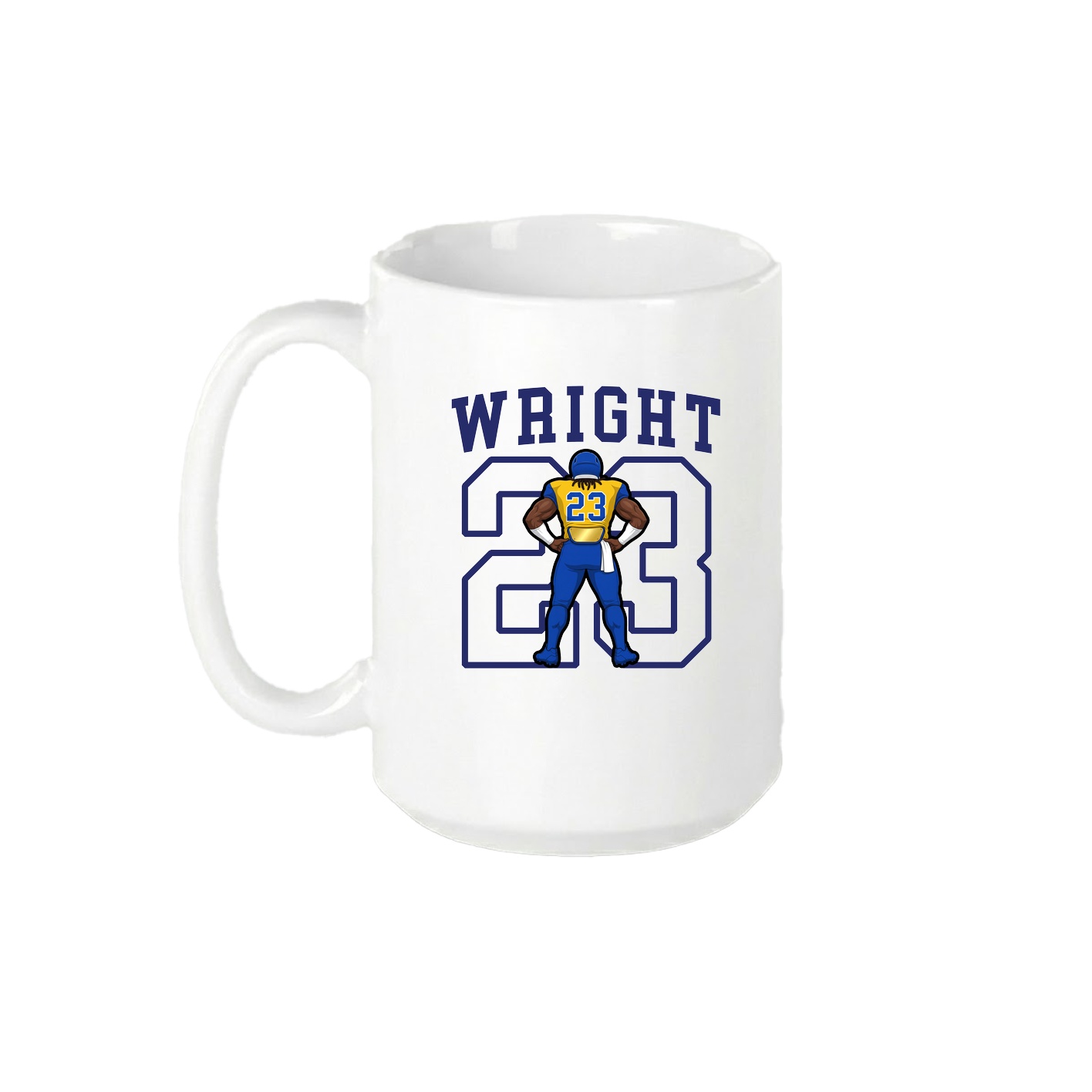 15oz Coffee Mug — Shirsey in White