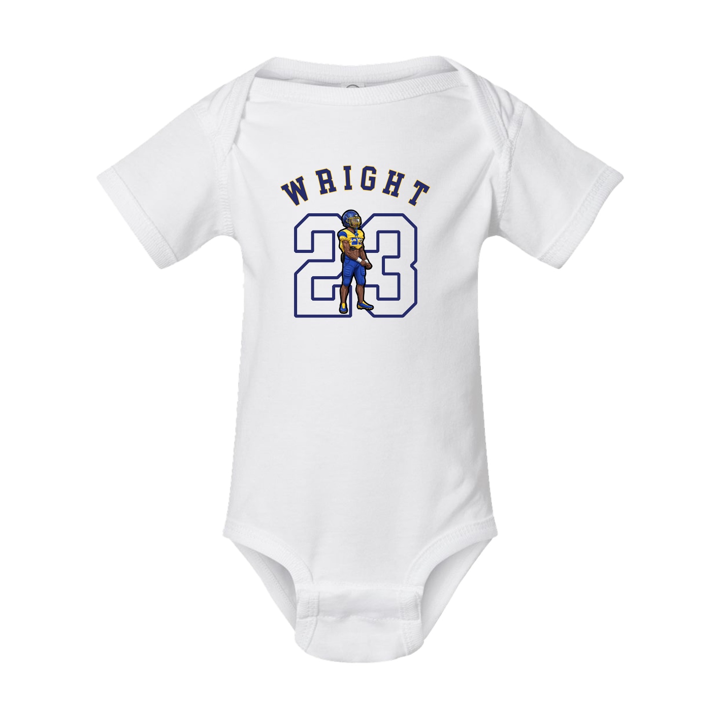 Baby Onesie — Shirsey Arch in White