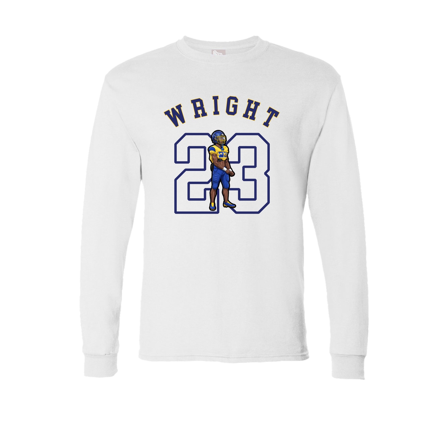Long Sleeve Tee — Shirsey Arch in White