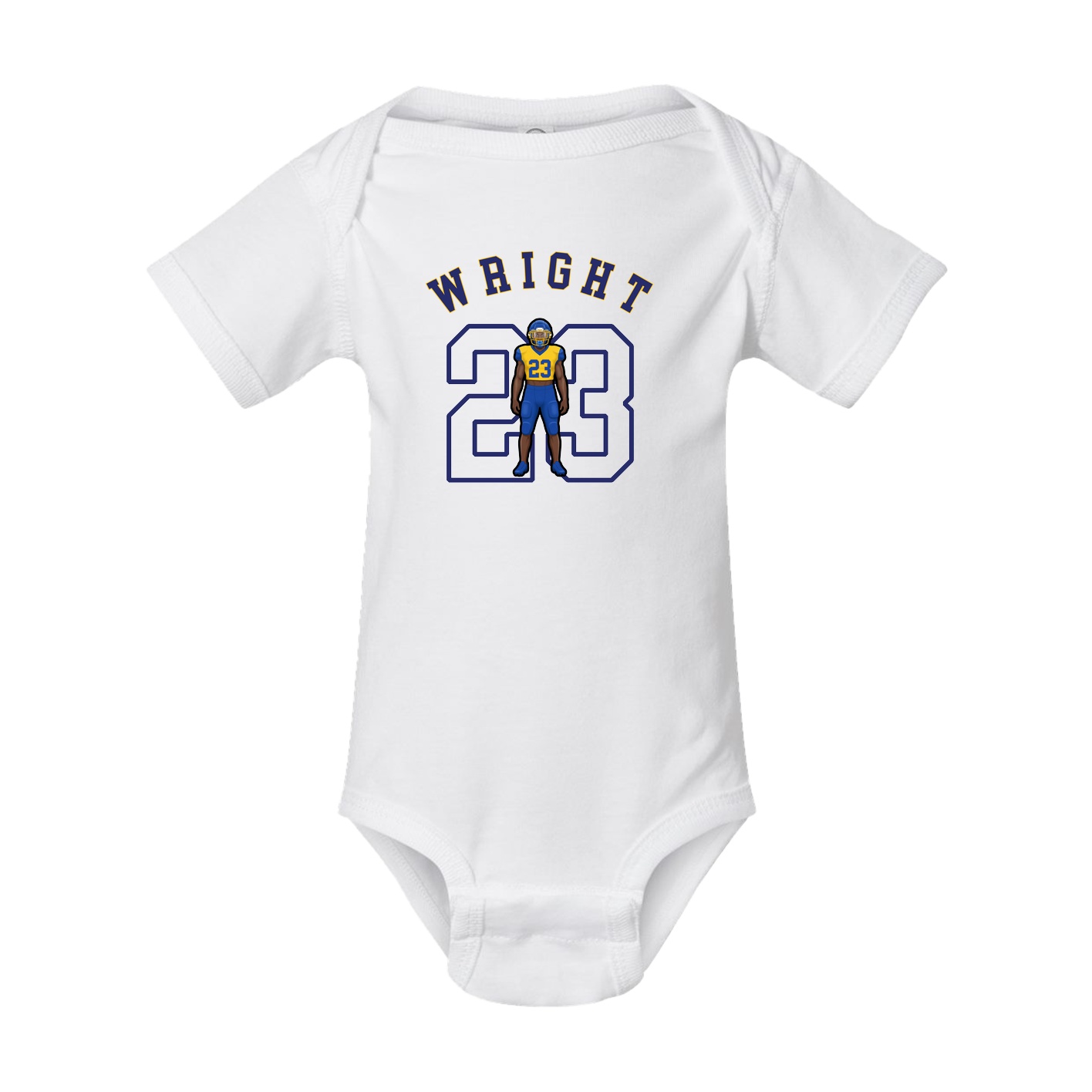 Baby Onesie — Shirsey Arch in White