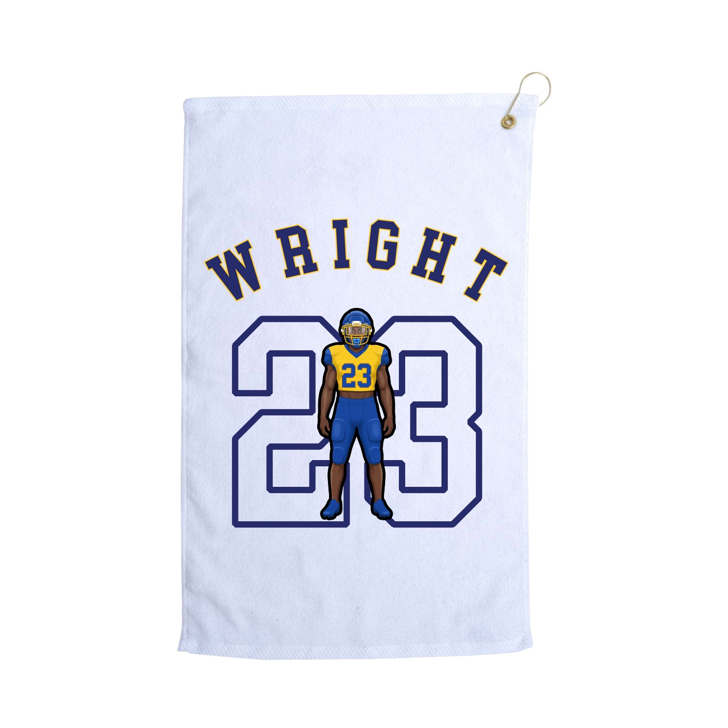 Golf Towel — Shirsey Arch in White