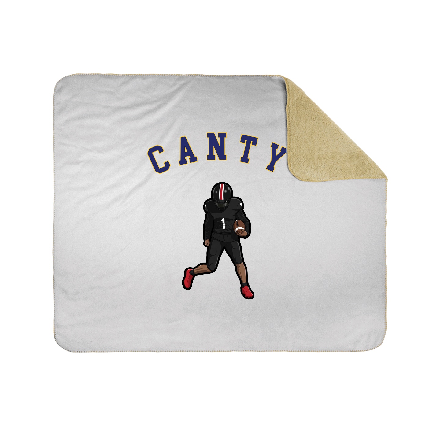 50x60 Sherpa Lined Throw Blanket