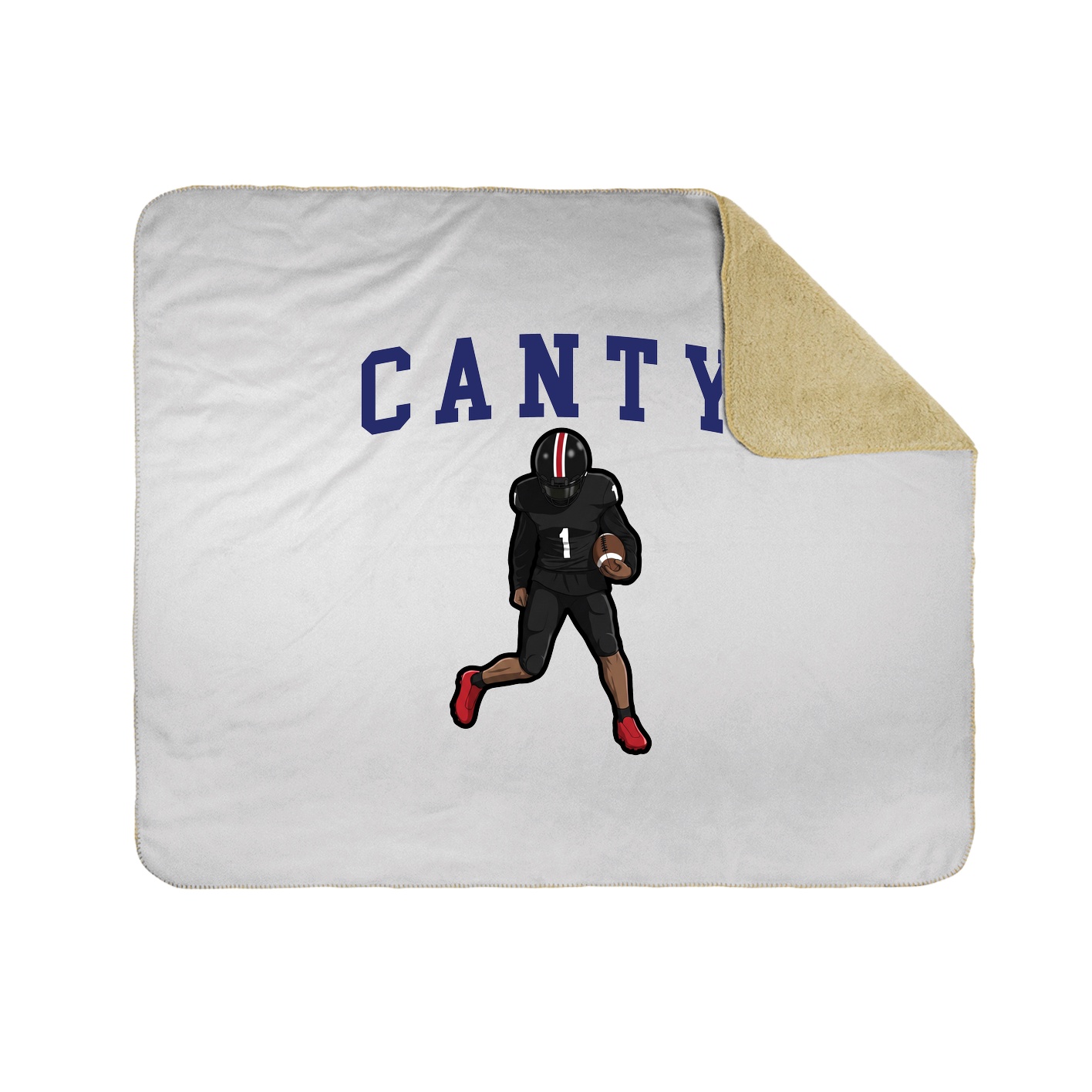 50x60 Sherpa Lined Throw Blanket