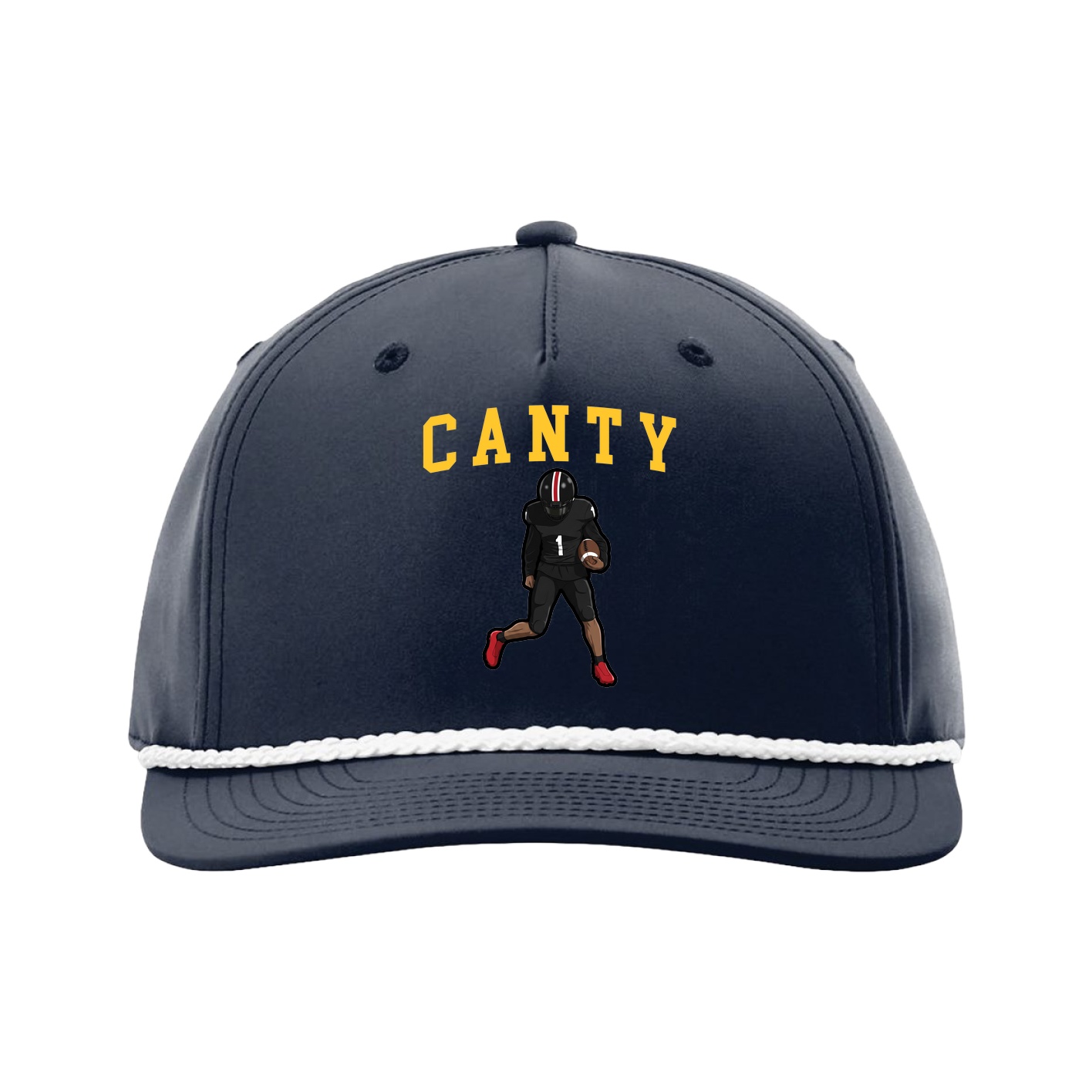 Five-Panel Classic Rope Cap — Shirsey in Navy