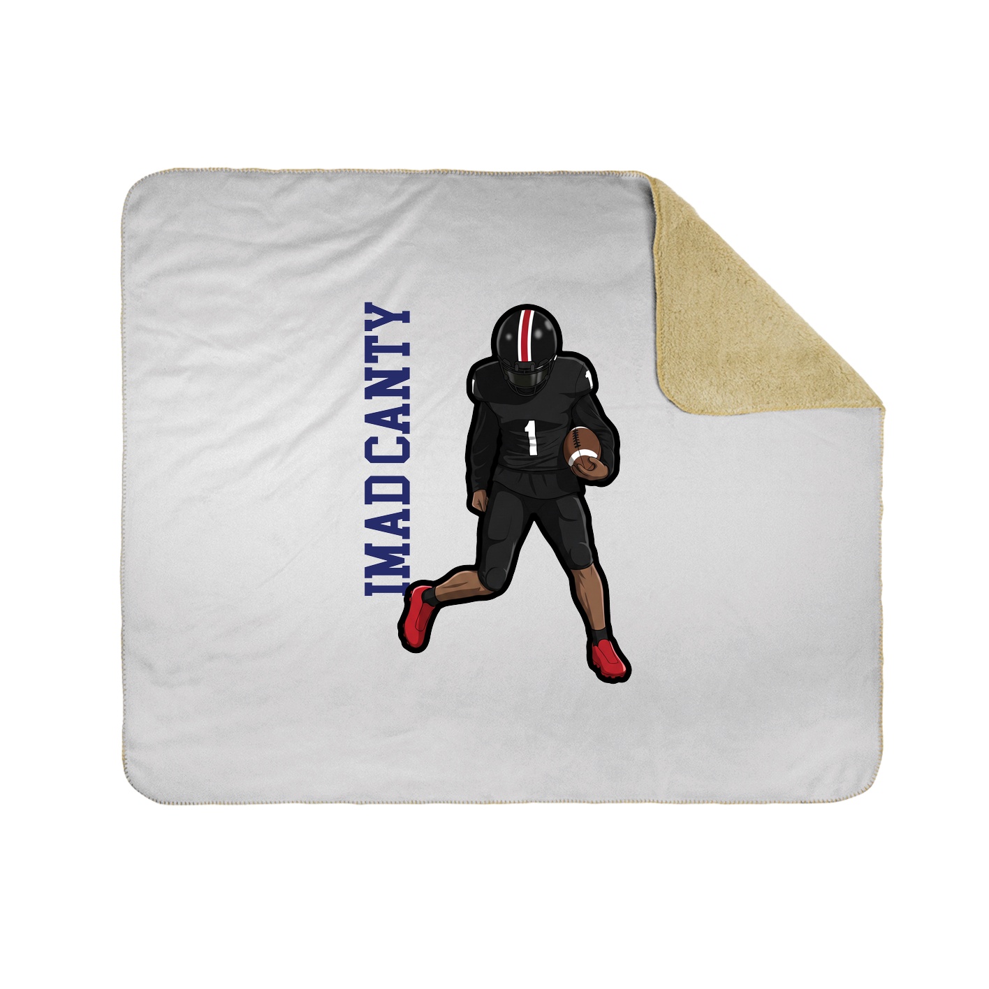 50x60 Sherpa Lined Throw Blanket