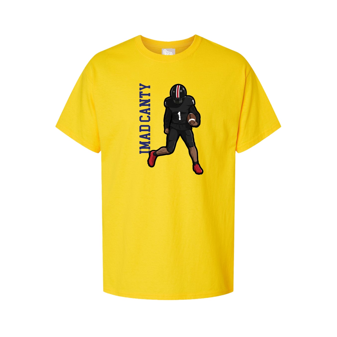 Tee — Name Vertical in Gold