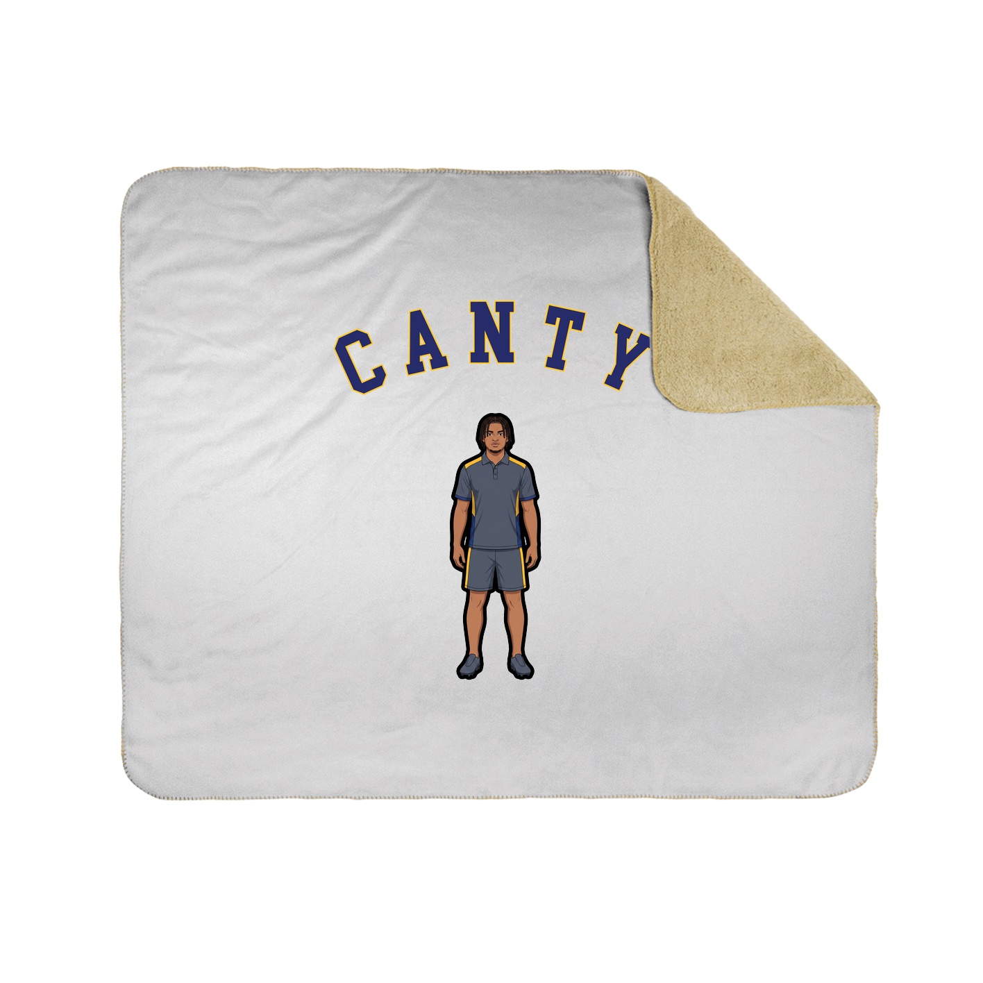 50x60 Sherpa Lined Throw Blanket