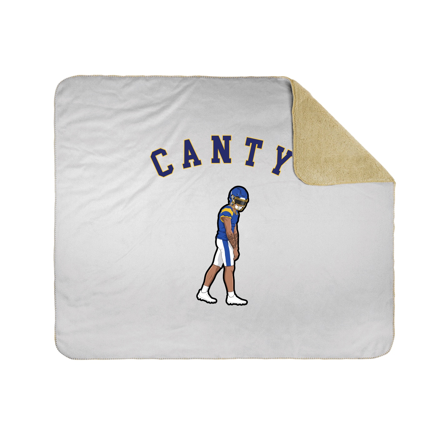 50x60 Sherpa Lined Throw Blanket