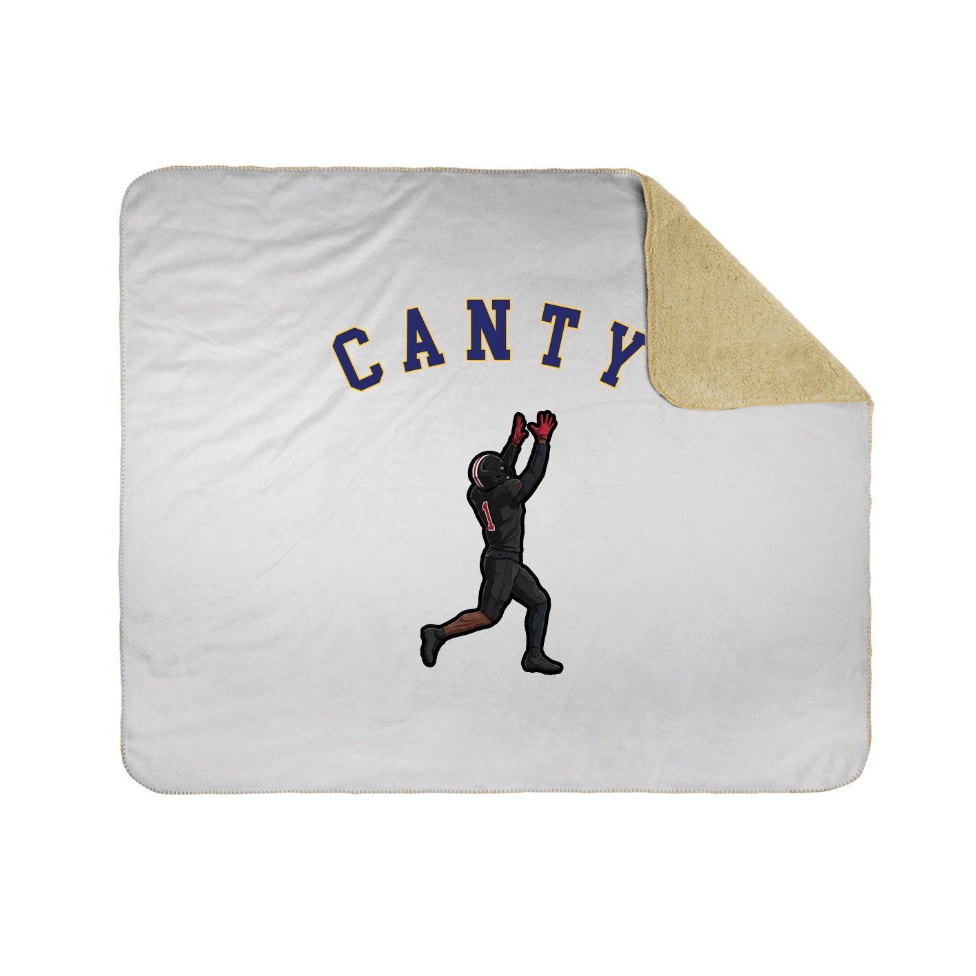 50x60 Sherpa Lined Throw Blanket