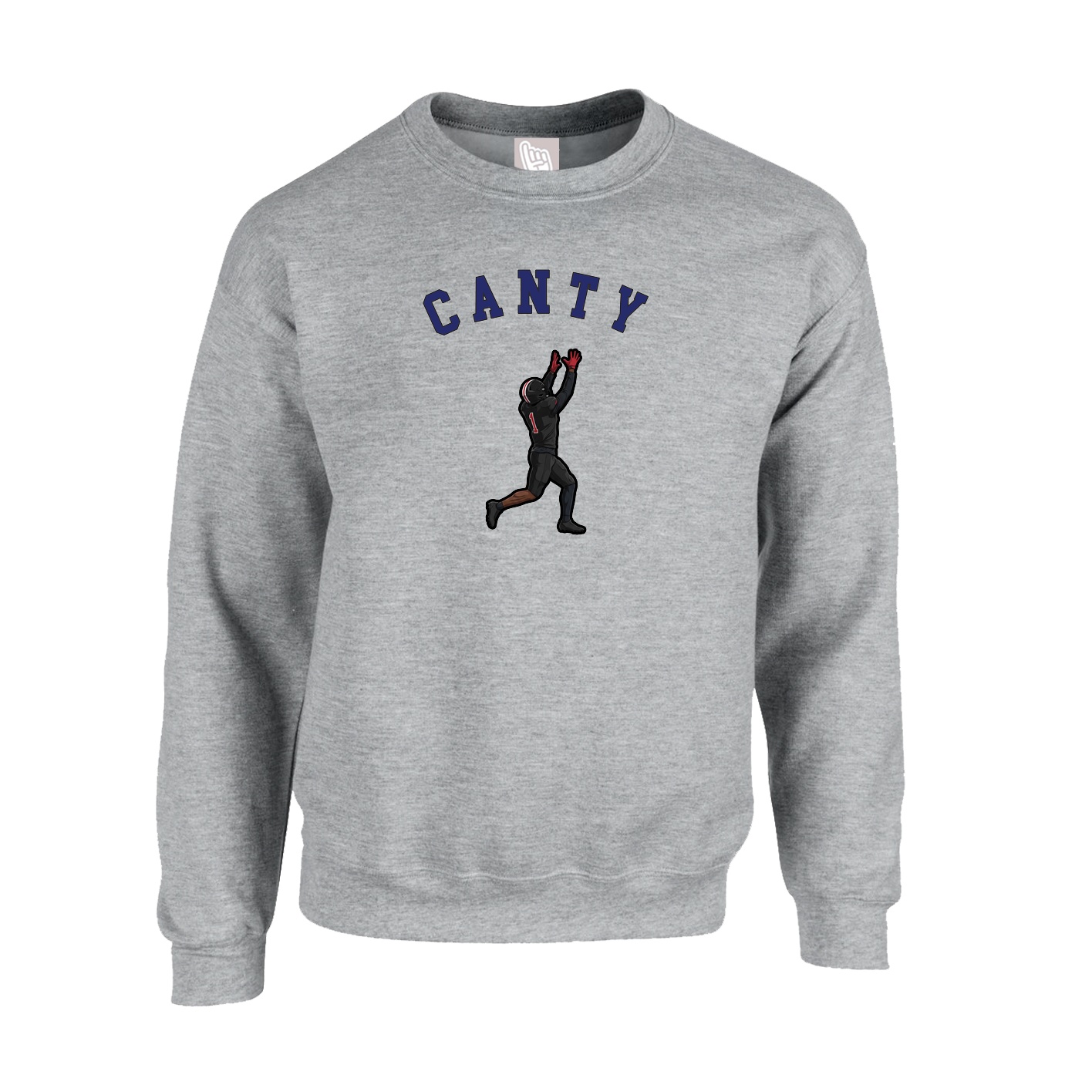 Fleece Crew — Shirsey Arch in Grey